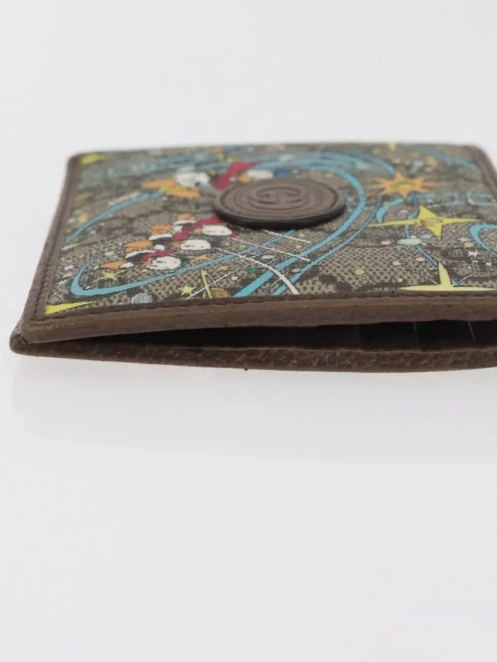 GUCCI Disney Collaboration Donald GG Supreme Wallet PVC 647937 Auth YKZ1064M
